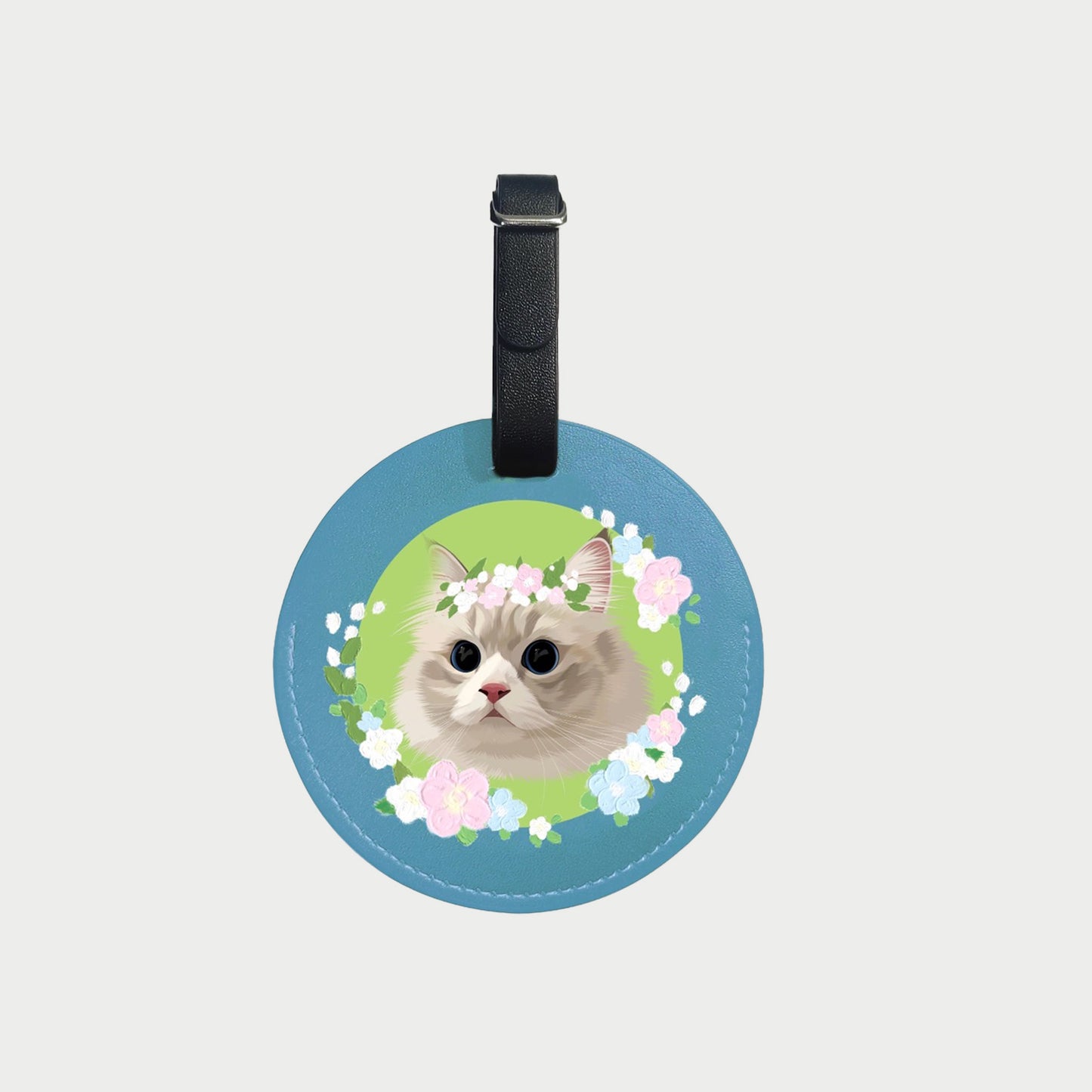 Personalized Luggage Tag - Custom Pet Portrait